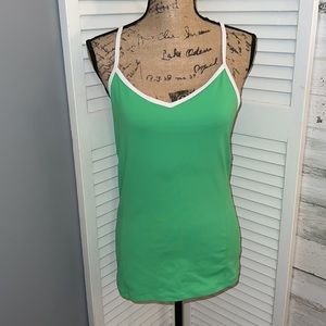 Size small tank with built in bra